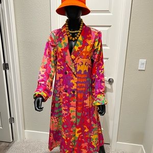 Anthropologie Multicolored Trench